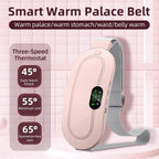Menstrual Heating Pad Belt for Women – Electric Heat & Vibration Massager | 3 Heat Levels, 4 Modes