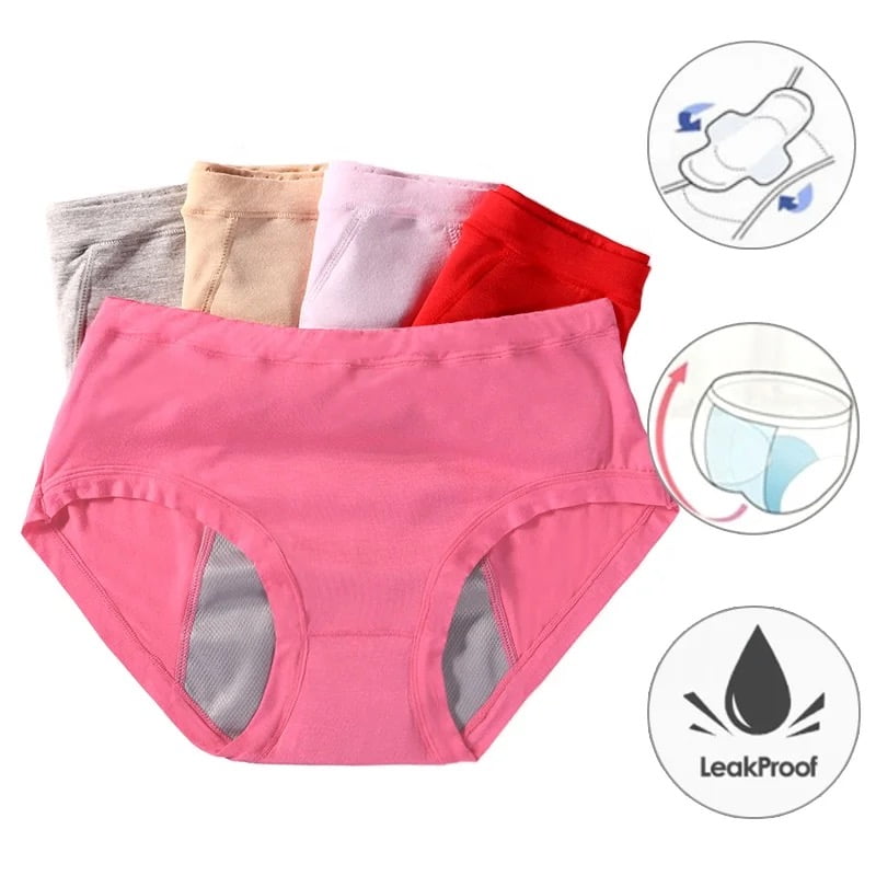 Leak Proof Menstrual Panties – High Rise Absorbent Period Briefs For Women