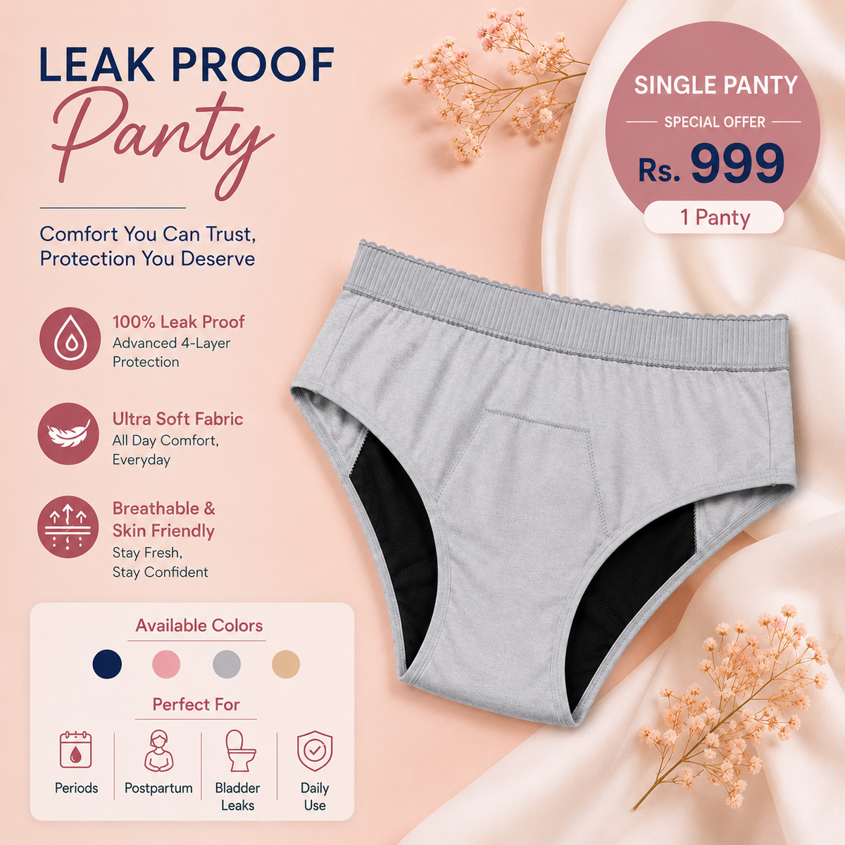 Leak-Proof Period Panties