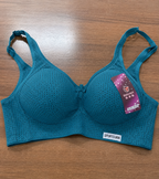 Women's Soft Cotton Jersey Printed Bra in Beige