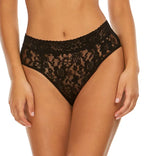 Women's Soft Net Panties in Black with breathable mesh fabric by Mallfella