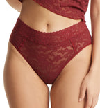 Women's Premium Soft Net Panties in Red for everyday comfort