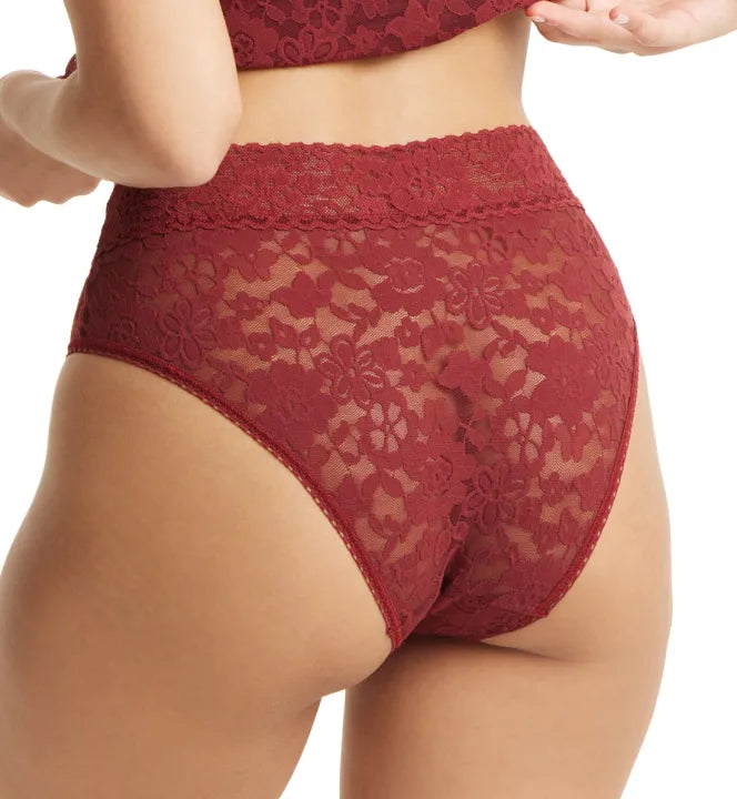 Women's Premium Soft Net Panties in Red for everyday comfort