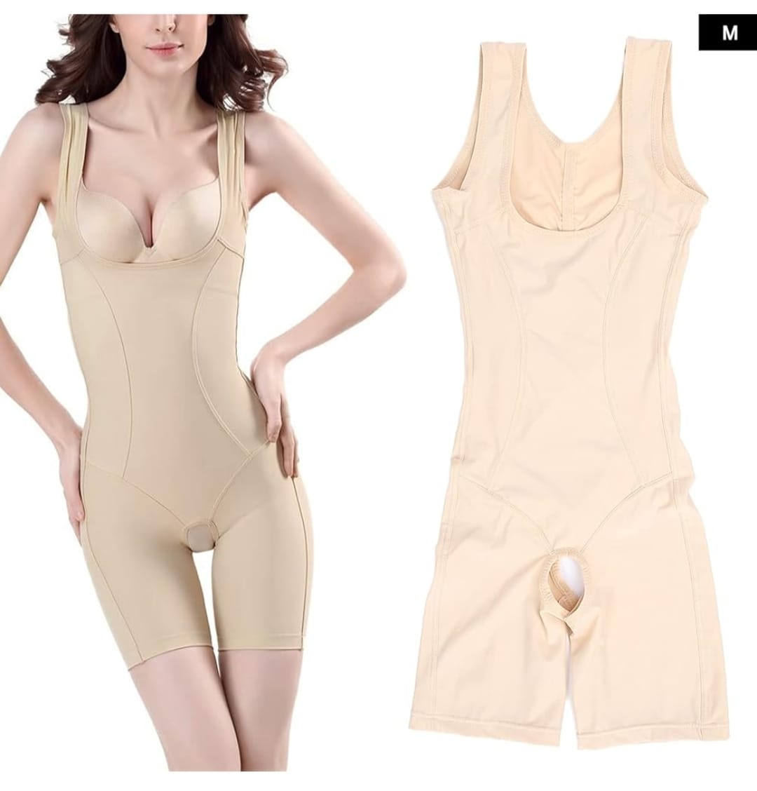 Women's Full Body Invisible Slimming Shaper Front View | Seamless Tummy Control Shapewear | Mallfella