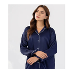 Night Wear for Women – 2PC Satin Silk Sleepwear Set | Soft & Elegant Women's Night Suit